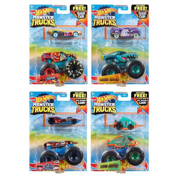 Hot Wheels: Monster Truck: Truck & Car Promo (random)